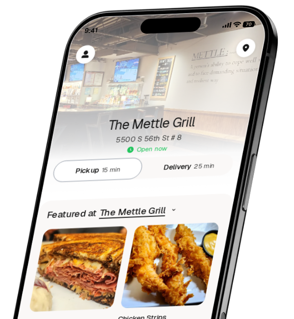 The Mettle Grill app preview