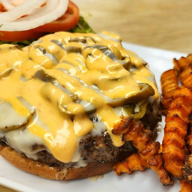Fire Burger.
